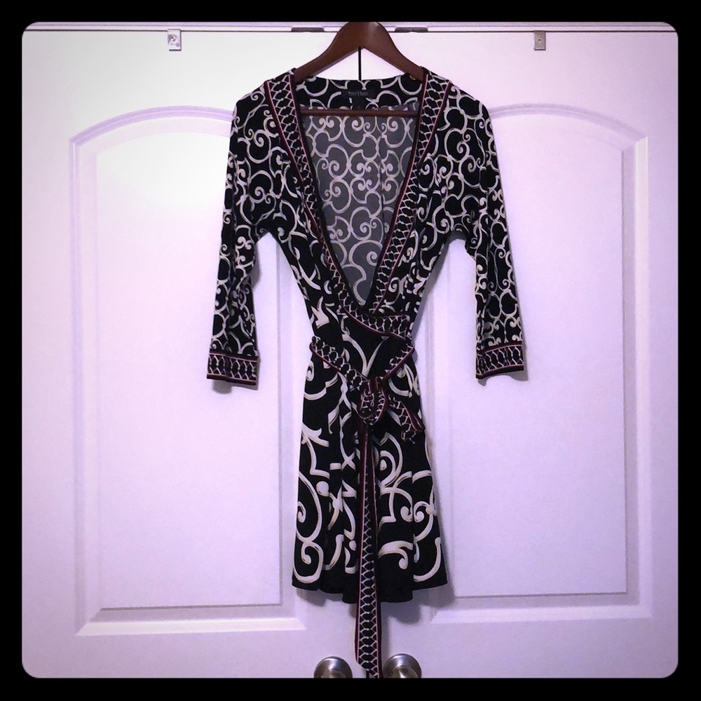 White House Black Market faux wrap dress.